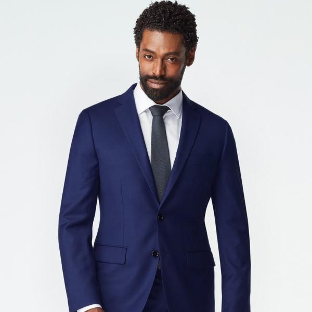 Brand new Indochino 3 Piece Suit - Midnight Blue 40R, 34x30 Pants, Vest